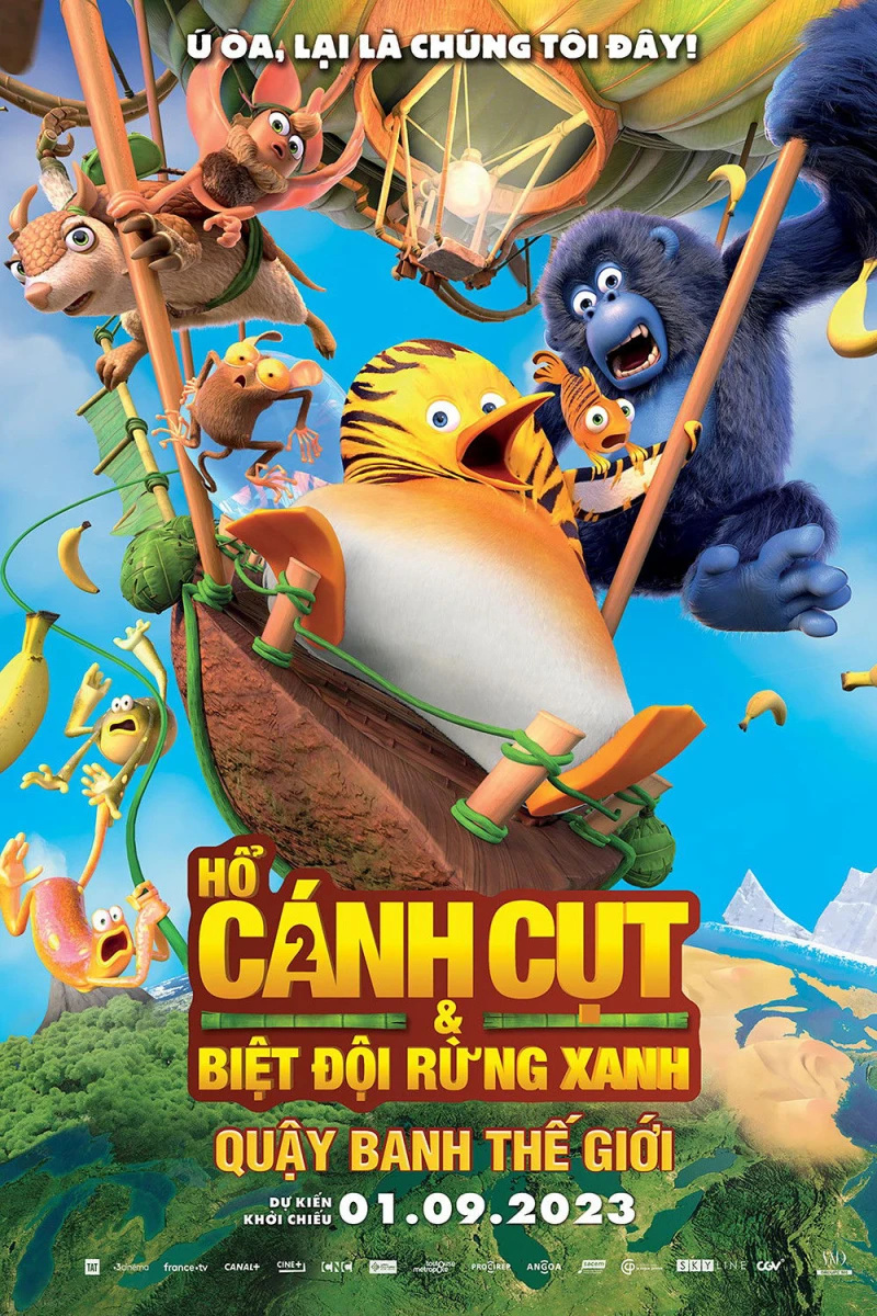Hổ Cánh Cụt & Biệt Đội Rừng Xanh 2: Quậy Banh Thế Giới - The Jungle Bunch: Operation Meltdown (2023)